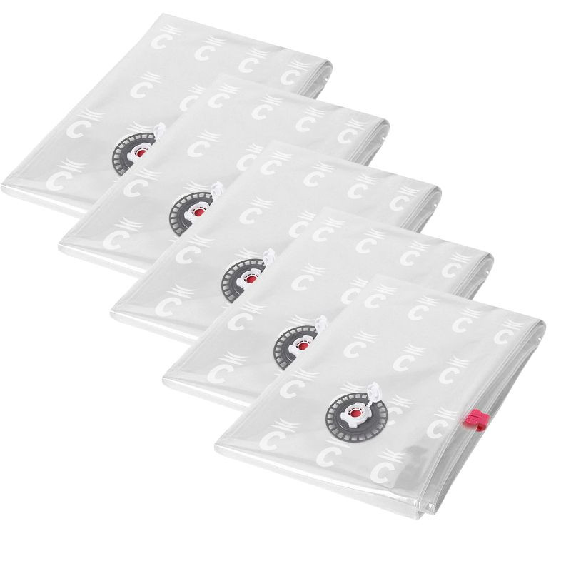 Promo 5 grands sachets de compression sous vide Compactor 80x130 cm