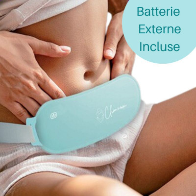 Ceinture chauffante anti douleurs menstruelles - batterie externe incluse