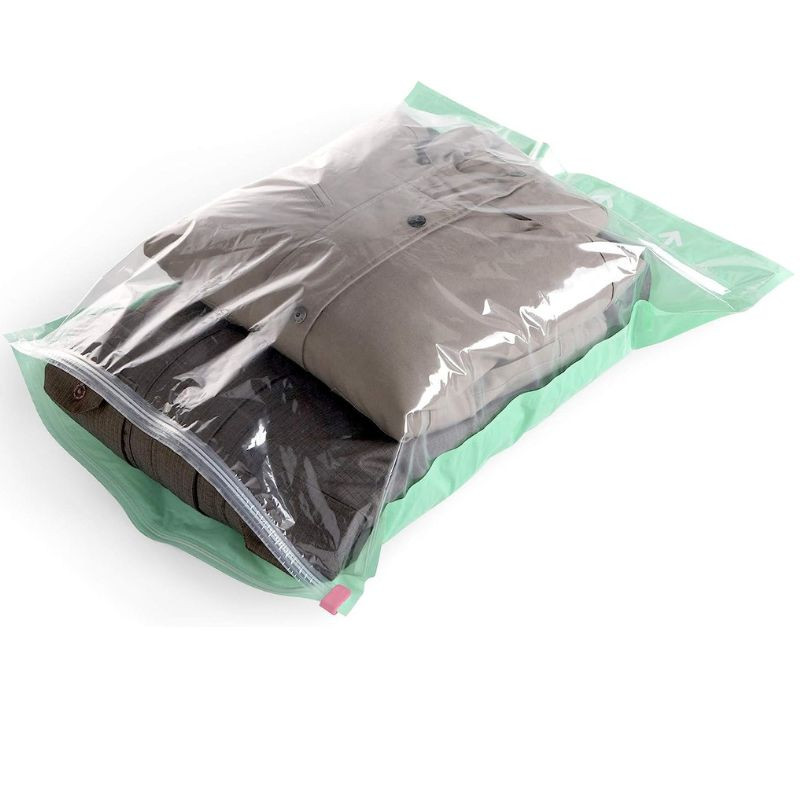 Roll-up Lot 2 x Sac de rangement sous vide, Transparent, L