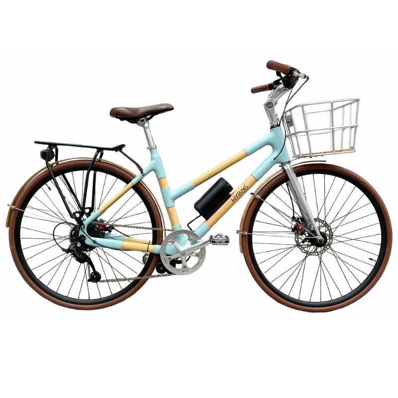Panier Vélo En Bambou EcoRenew – Jaune, Personnalisé, Pour Garde-boue – Neuf