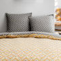 Parure zippée Mawira 100% coton pour placer la couette facilement