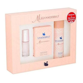 Miss Vanderbilt - Coffret Eau de Toilette 30 ml - Spray Déodorant 150 ml - Vaporisateur de Sac 15 ml