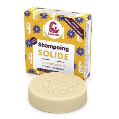 Shampoing solide cheveux blancs