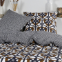 Parure de couette zippée avec fermeture éclair pour grand lit 240X260
