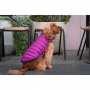 Doudounes Matelassées Prune/Rose Vif pour Chiens