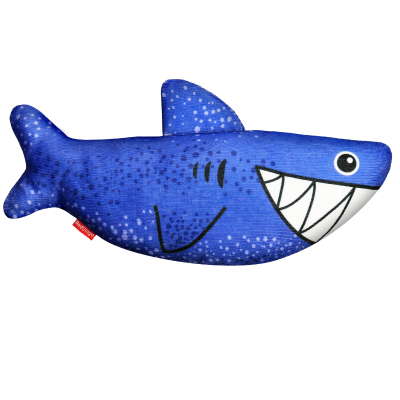 Jouets souples durables Requin Bleu pour chiens