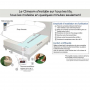 Sur-matelas rafraîchissant Climsom 140x190cm