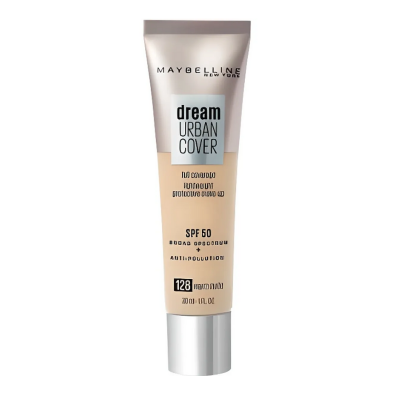 GEMEY MAYBELLINE - Fond de Teint DREAM URBAN COVER SPF50 - 128 Beige Doré