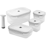4 boîtes sous vide rectangulaires Aspifresh
