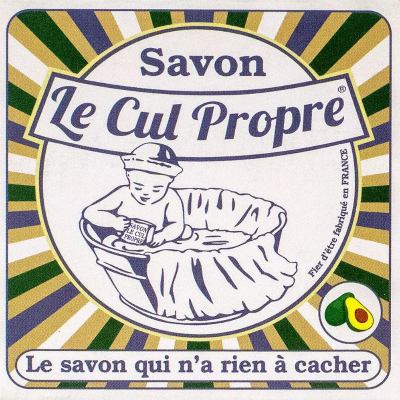 Savon le Cul Propre karité bio et huile d'avocat 100g
