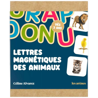 Coffret Lettres magnétiques Animaux Céline Alvarez