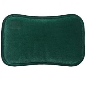 Bouillotte Electrique Verte avec pochette chauffe-mains