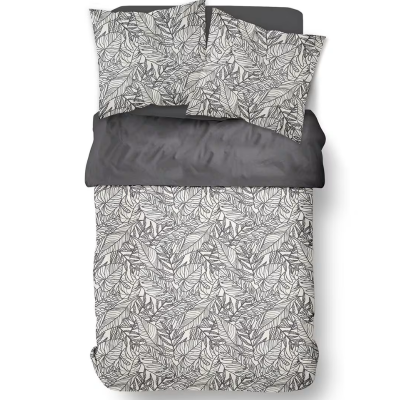 Parure De Lit Today Mawira – Housse De Couette 240x220 Cm – Bleu – Motif Mer – 100% Coton