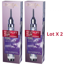Lot de 2 : Sérum Visage Anti-Rides Revolumisant Acide Hyaluronique Revitalift Filler