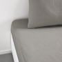 Drap Housse 140X190+23 2 personnes Coton 57 fils Dune