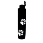 Parapluie pliant manuel pattes de chat noir Neyrat