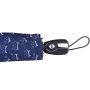 Parapluie pliant automatique chat bleu marine Neyrat