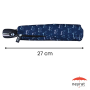 Parapluie pliant automatique chat bleu marine Neyrat