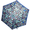Mini parapluie pliant petites fleurs Neyrat noir, bleu ou rouge