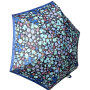 Mini parapluie pliant petites fleurs Neyrat noir, bleu ou rouge