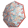 Parapluie pliant petites fleurs Neyrat noir, bleu ou rouge