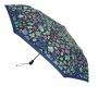 Parapluie pliant petites fleurs Neyrat noir, bleu ou rouge