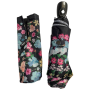 Parapluie pliant petites fleurs Neyrat noir, bleu ou rouge
