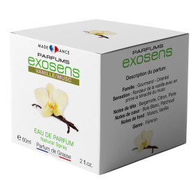 Parfums Exosens Vanille Musc 60 ml, boisé, fruité, oriental