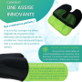 Coussin d'assise ergonomique et rafraichissant ClimSeat