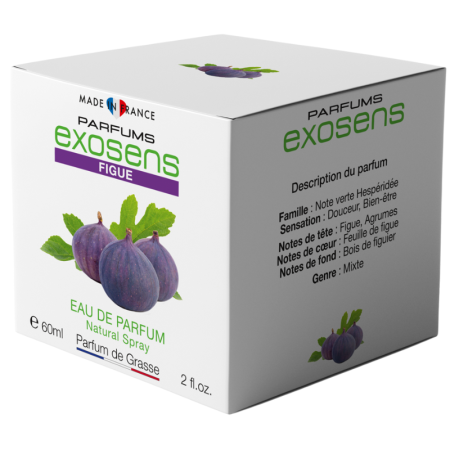 Parfums Exosens Figue, 60 ml, Note Verte, Hespéridée
