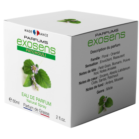 Parfums Exosens Patchouli, 60 ml Fleuri, oriental