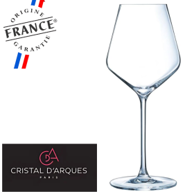 Lot de 2 Verres à pied 38 cl Cristallin Cristal d'Arques