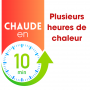 Lot promo 2 bouillottes électriques avec pochette chauffe-mains ultra douce