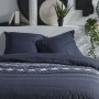 Parure de lit Mawira Noire 220x240 cm - Reconditionné