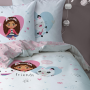 Parure de lit réversible Gabby et la Maison Magique  140x200 cm en coton 57 fils