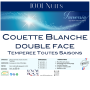 Couette Blanche Tempérée toutes saisons 240x260 Sélène