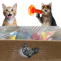 Panier coffret de jouets pour chat