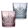 4 Verres à eau lilas et gris bleuté 30 cl Salzburg