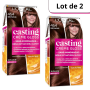 Lot de 2 Casting Crème Gloss Coloration Gloss 454 Brownie L'oreal