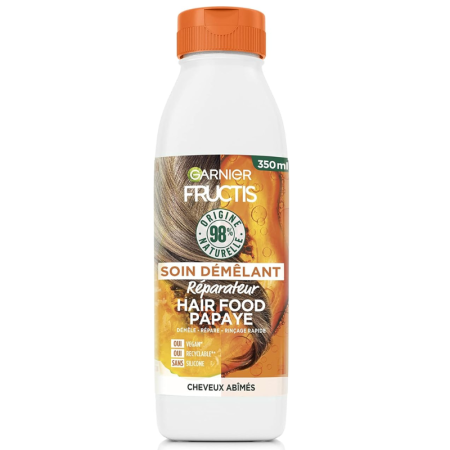 Garnier Fructis Hair Food Démêlant Réparateur Papaye pour Cheveux Abîmés
