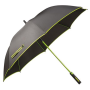 Grand parapluie automatique semi-golf noir et vert