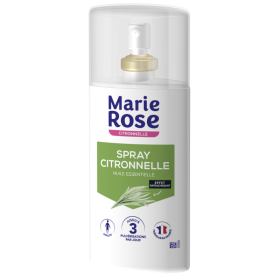 Anti-moustiques Spray Répulsif Rafraîchissant 100% Naturel Citronnelle MARIE ROSE