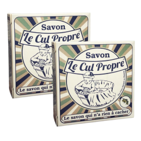 Lot de 2 Savons le Cul Propre karité bio et huile d'olive 100g