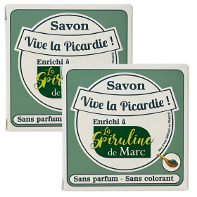 Lot de 2 Savons le Cul Propre karité bio enrichi à la Spiruline 100g
