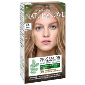 Kéranove Naturanove Coloration sans ammoniaque 8.0 blond lumineux