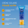 La crème solaire visage NIVEA SUN Alpin FPS50