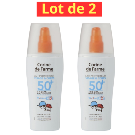 Lot de 2 - Corine de Farme Lait Protecteur SPF50 Kids Babies
