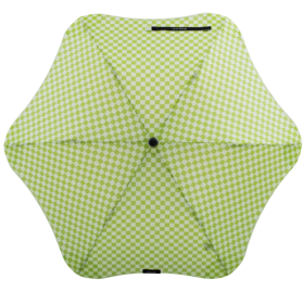 Parapluie tempête Blunt Métro Damier melon vert