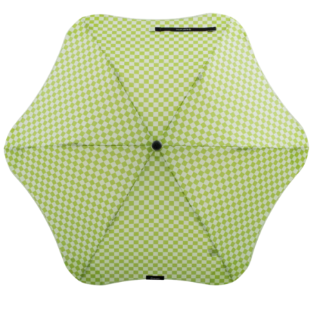 Parapluie tempête Blunt Métro Damier melon vert