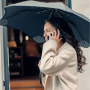 Parapluie tempête anti-vent pliant, ne se retourne pas, XS Métro Blunt